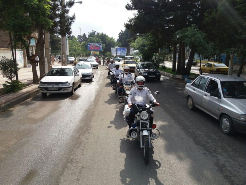 رژه موتورسواران بمناسبت سالروز آزادی خرمشهر در پارس آباد