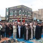 اقامه نماز ظهر عاشورا در شهرستان پارس آباد