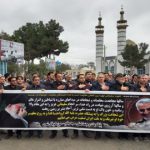 خشم و خروش انقلابی مردم پارس آبادمغان در محکومیت شهادت سردار سلیمانی