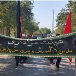 عزاداری خیابانی فرهنگیان در پارس آباد