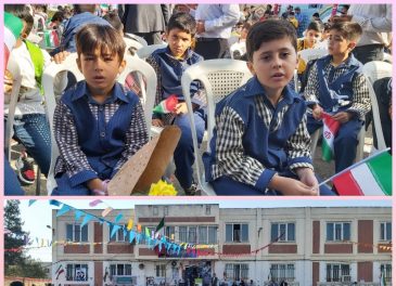 طنین انداز شدن زنگ مهر و مقاومت و آغاز سال تحصیلی ۱۴۰۲_۱۴۰۱ در مدارس شهرستان پارس آباد نواخته شد