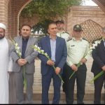 همزمان با سراسر کشور مزار مطهر شهدا گلباران شد