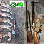 ۶ شکارچی غیر مجاز در شهرستان پارس آباد دستگیر شدند