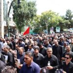 حضور حماسی مردم پارس‌آباد در آیین سوگواری جاماندگان تشییع پیکر رهبر شهید انقلاب + تصاویر