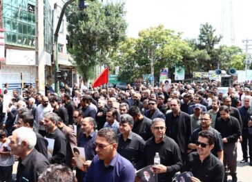 حضور حماسی مردم پارسآباد در آیین سوگواری جاماندگان تشییع پیکر رهبر شهید انقلاب + تصاویر