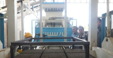 کارخانه تولیدات بتنی شهرداری پارسآباد افتتاح شد