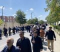 پیادهروی جاماندگان اربعین در پارسآباد برگزارشد